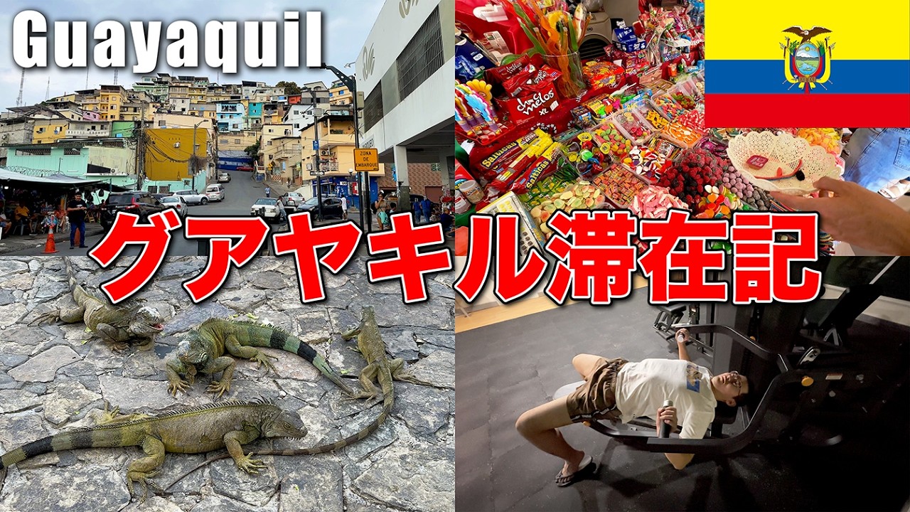【南米初上陸】エクアドルの大都市『グアヤキル』で過ごすクリスマス🎄