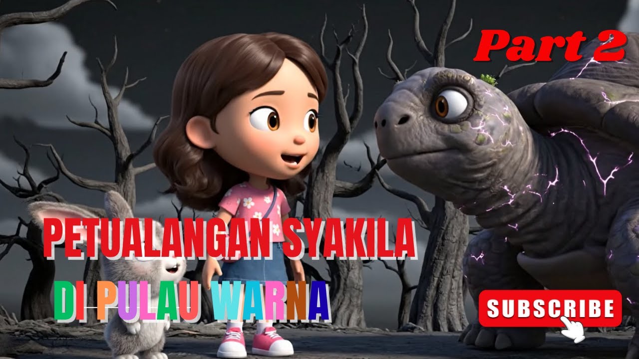 Petualangan Anak di Pulau Warna yang Hilang (Part 2)| Animasi 3D Edukasi Anak
