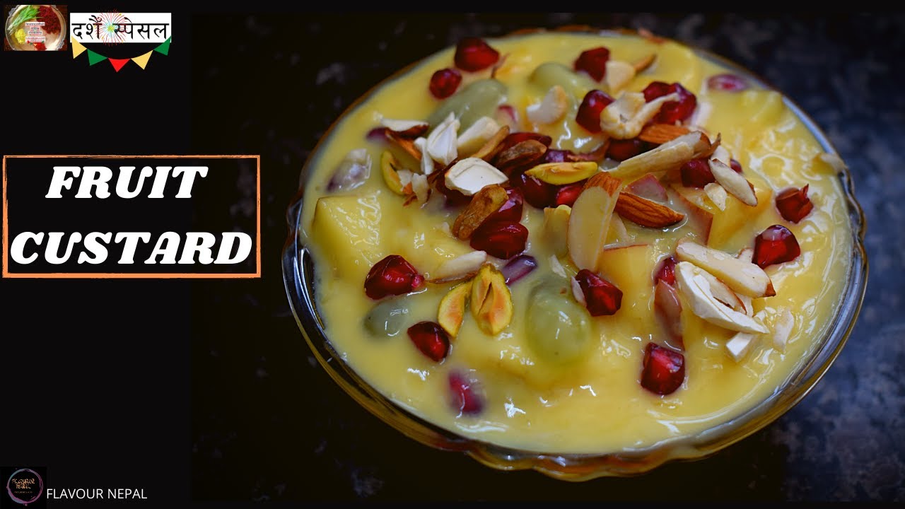 FRUIT CUSTARD RECIPE || DASHAIN Special part-3 #flavournepal