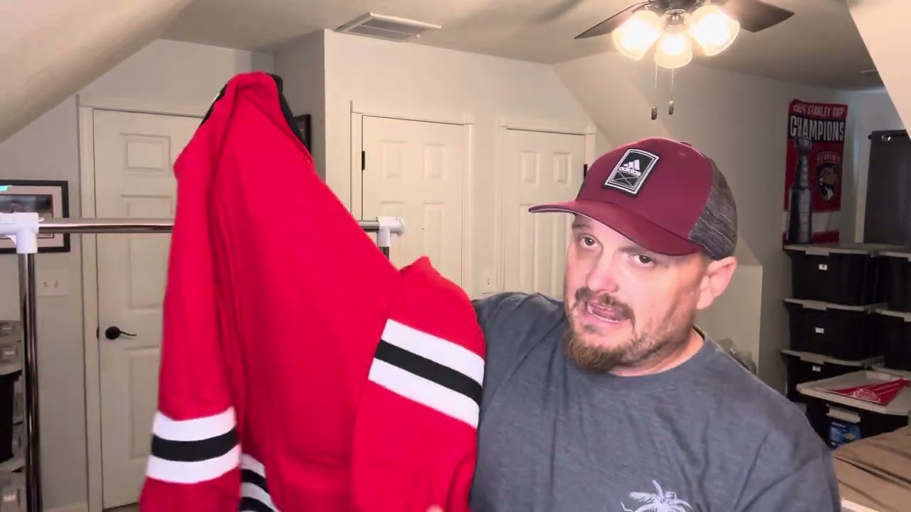 “NEW”  Chicago Blackhawks Centennial Fanatics “Authentic Pro” Jersey 