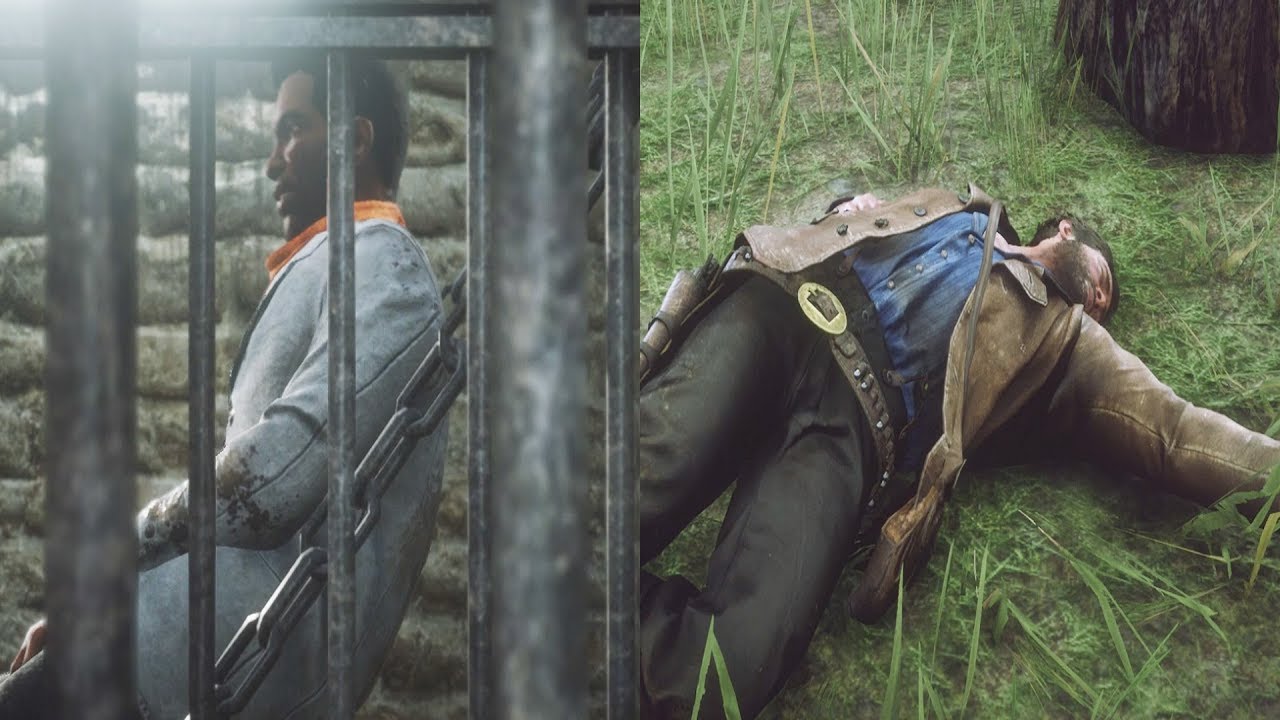 Drunk Arthur Escapes vs Arrested - Red Dead Redemption 2