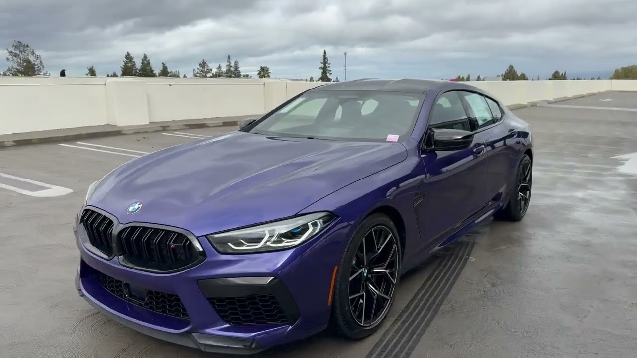 Introducing the 2025 M8 Competition Gran Coupe in individual Velvet Blue | 4K