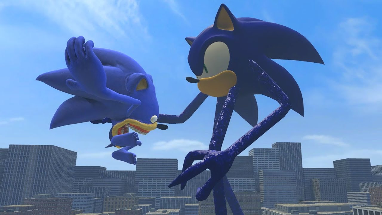 NEW I BECAME SONIC INNYUME SMILEY'S VS SUPER SONIC.EXE SMILEY'S VS BABY SONIC SMILEY'S in GMOD!