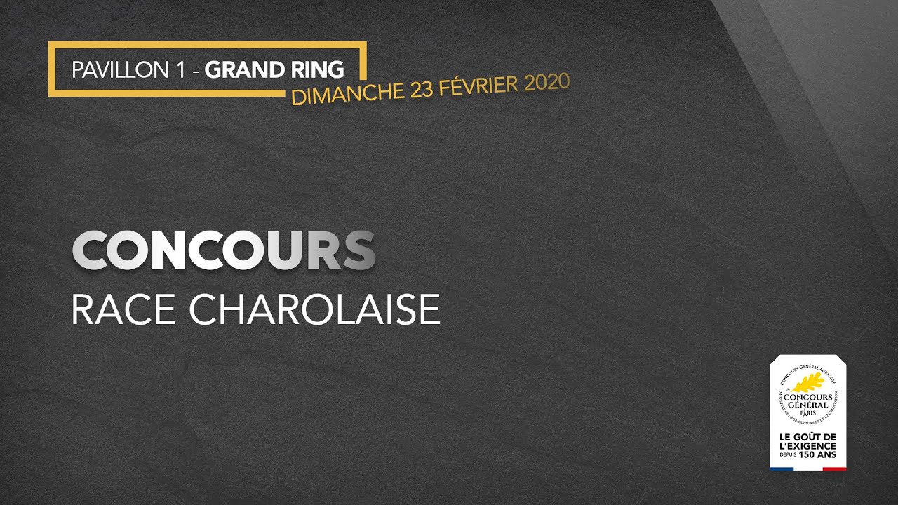 Concours Race Charolaise 2020
