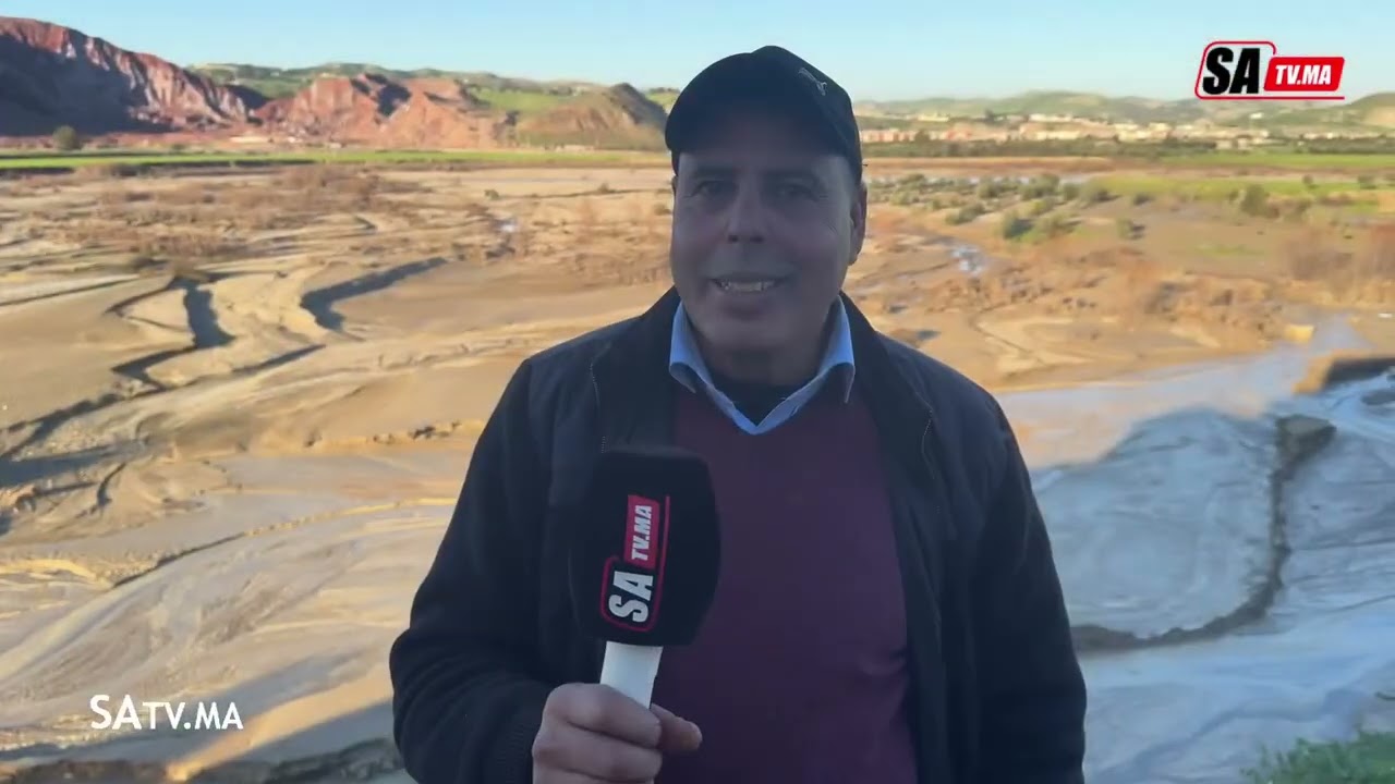 خطير جدًا: انهيار جزء من منزل بدوار امريحلة اقليم تاونات بفعل انجرافه بواد اللبن #المغرب #تاونات