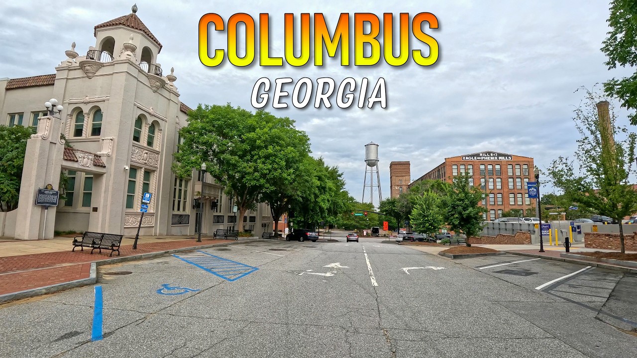 Columbus Georgia Driving Through
