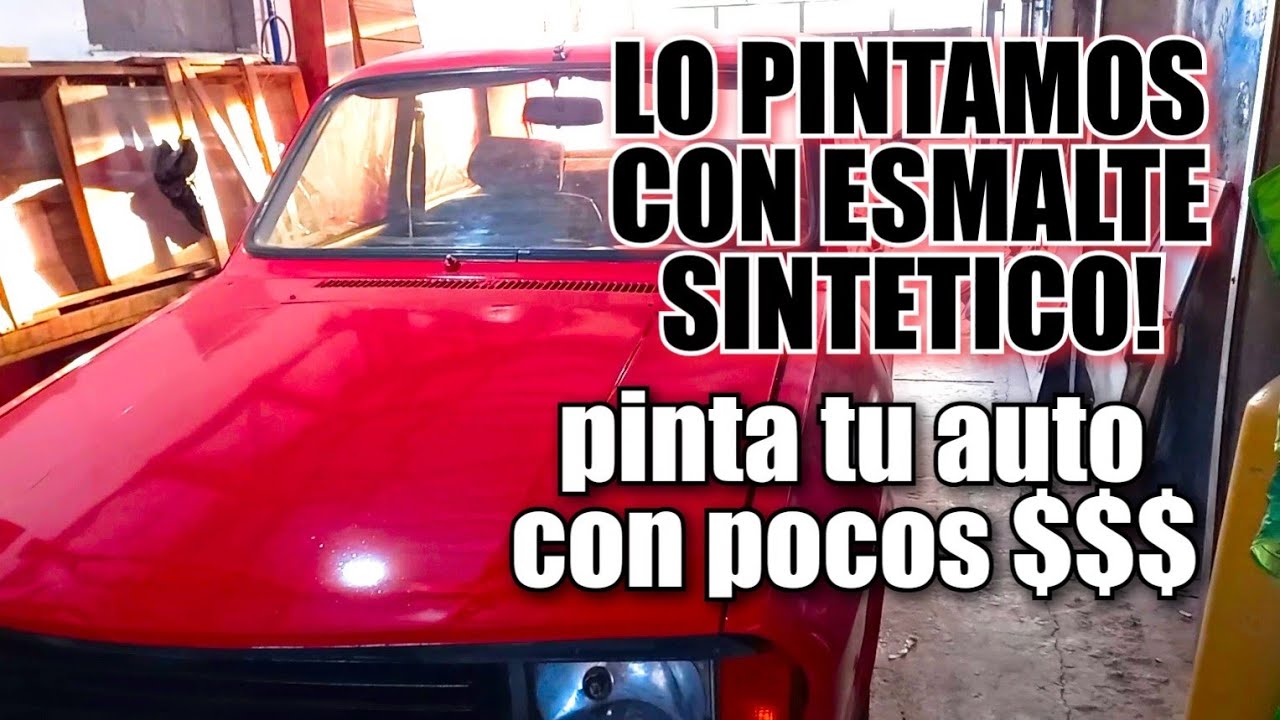 PINTAMOS EL RENAULT 12 dacia CON ESMALTE SINT&Eacute;TICO! MIRA COMO QUEDA