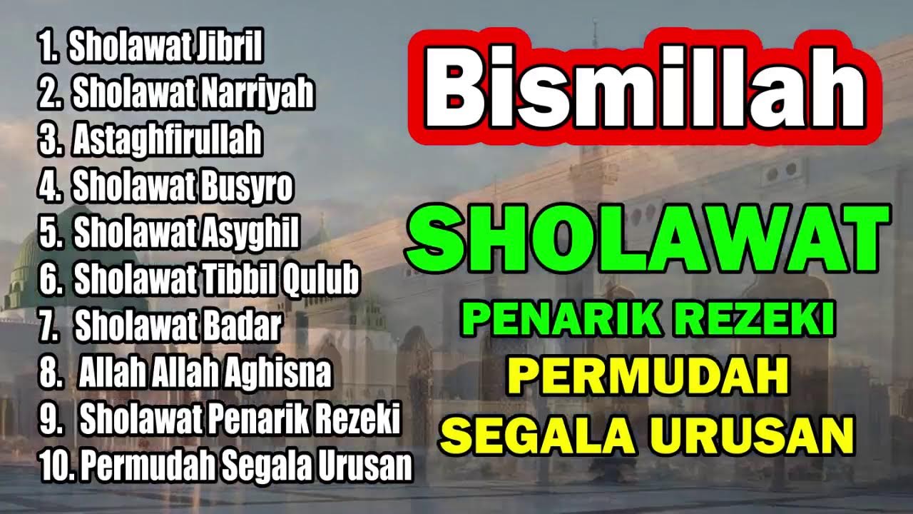 🔴 LIVE Sholawat Penarik Rezeki Halal & Berkah untuk Usaha Lancar