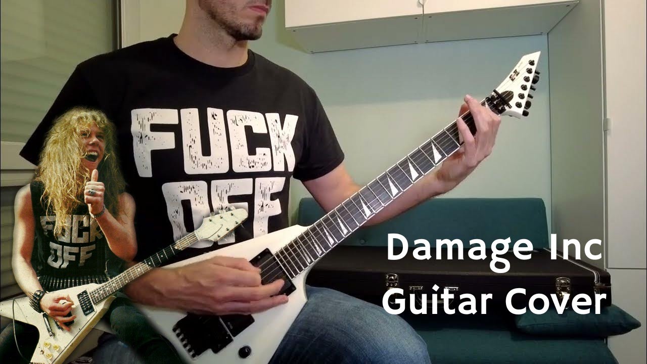 Metallica - Damage, Inc. Guitar Cover (with solo)