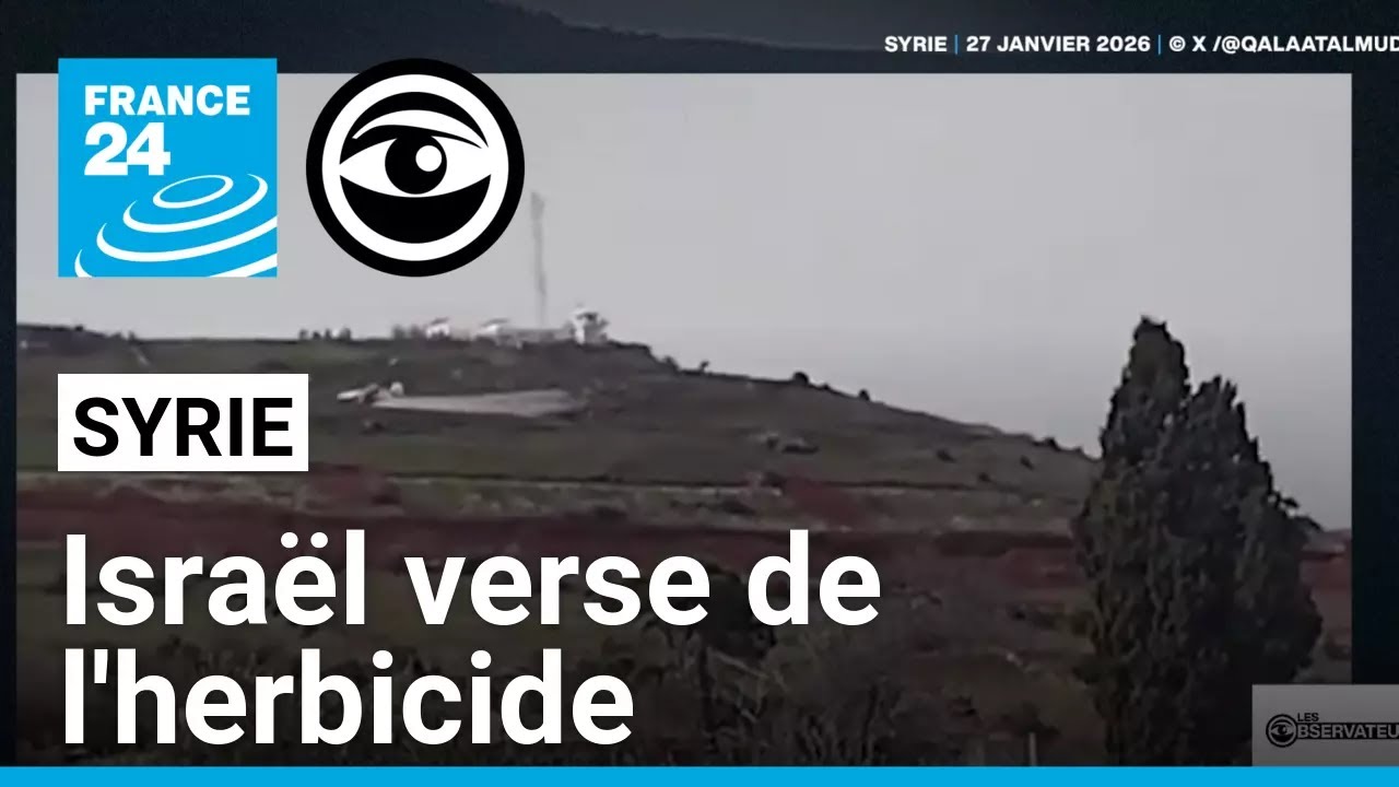 Syrie : des avions israéliens épandent des herbicides dans le Golan • Les Observateurs