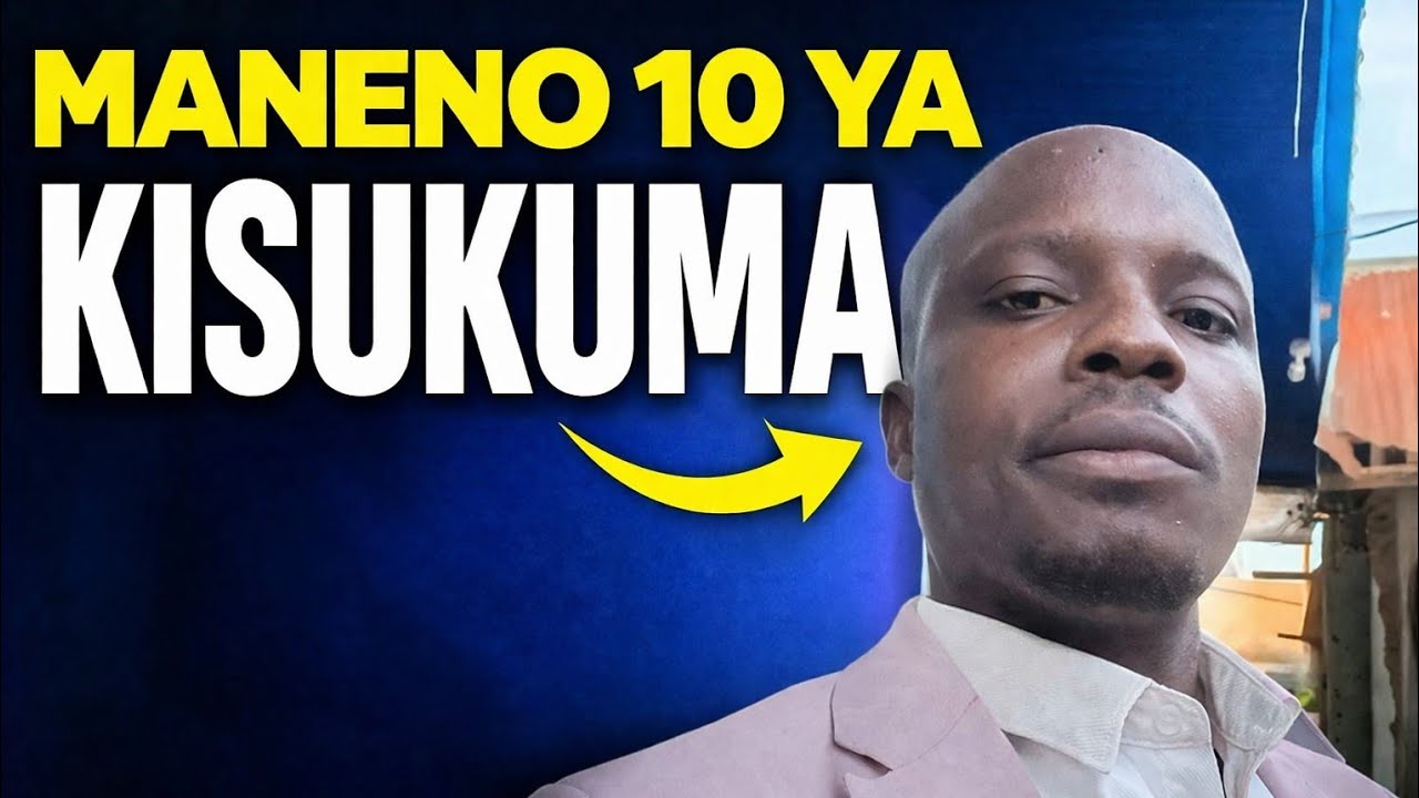 JIFUNZE MANENO 10 YA KISUKUMA UTAKAYOTUMIA LEO  SOKONI🗣