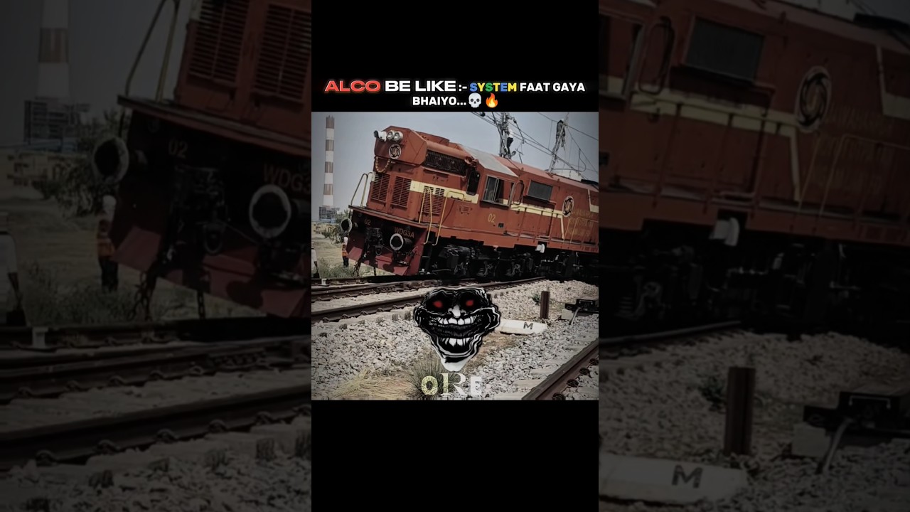 Alco Loco Out of Control? 😮&zwj;💨 Extreme Freight Train Accident...💀❤️&zwj;🩹