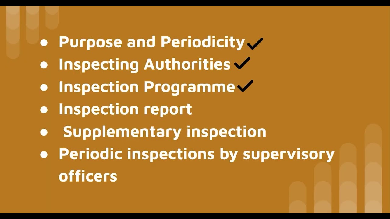 Office Procedures - Part 14 - Inspections