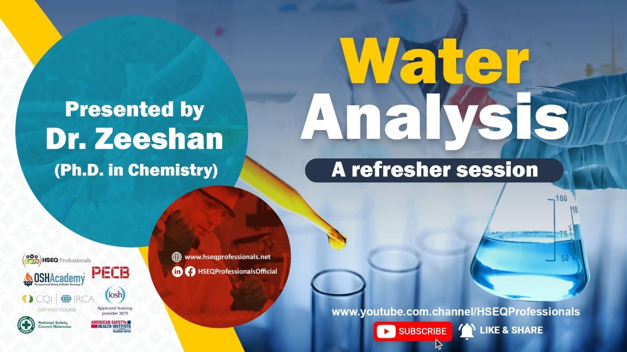 Water Analysis - Chemical and Physical Testing