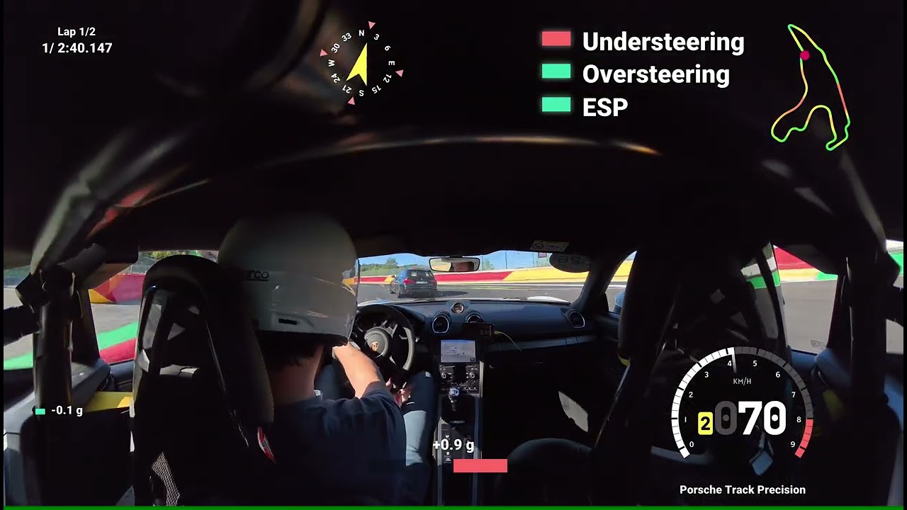 718 / 982 Cayman GT4 on Spa Francorchamps 2m49s