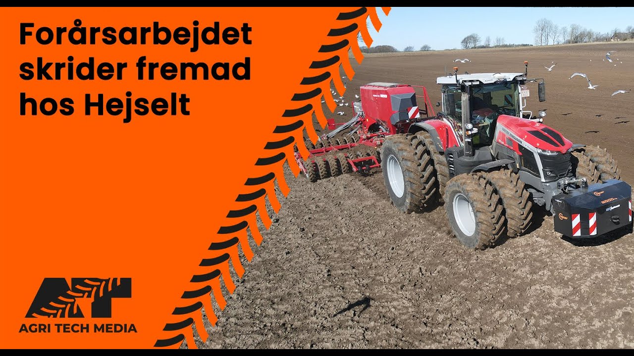 🇩🇰 Forårsarbejdet skrider fremad hos Hejselt