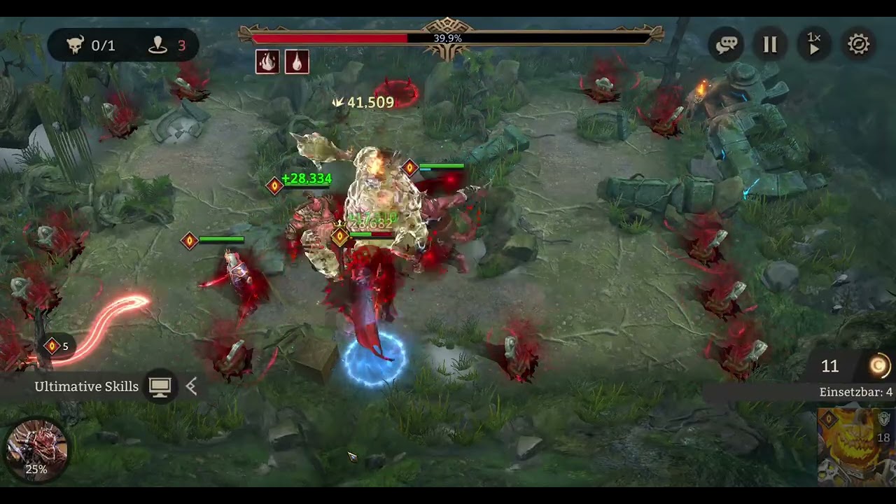 WoR - Artefakt Run Lvl 18   Normaler Kampf