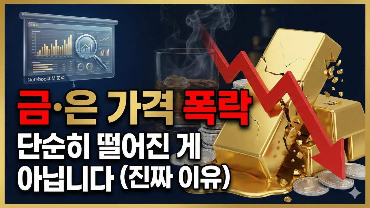 금·은 가격 폭락, 단순히 떨어진 게 아닙니다 (진짜 이유)