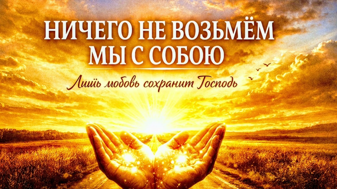 ☝️Ничего не возьмём мы с собою | Христианская песня о любви и жертве❤️🙏