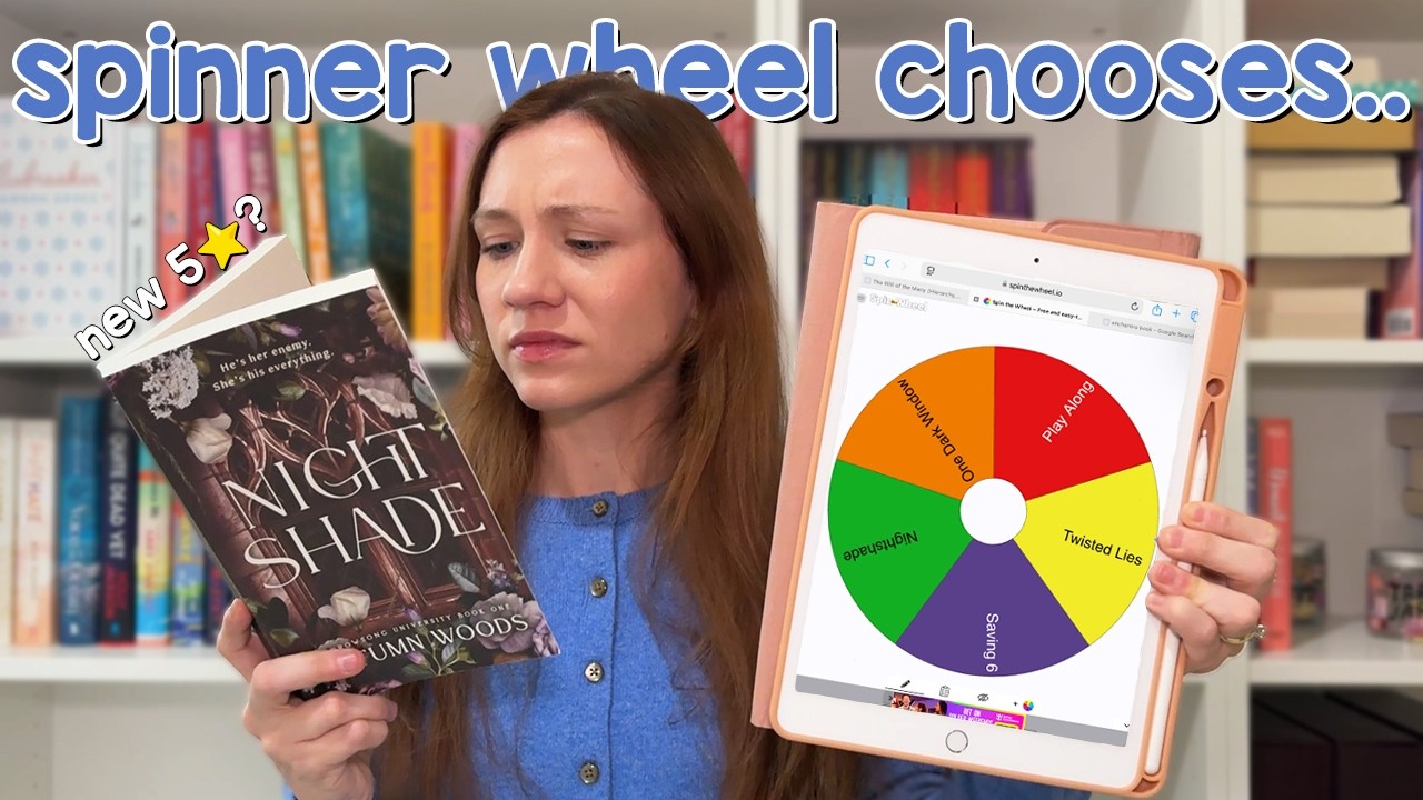 letting a spinning wheel CHOOSE what I read 📖