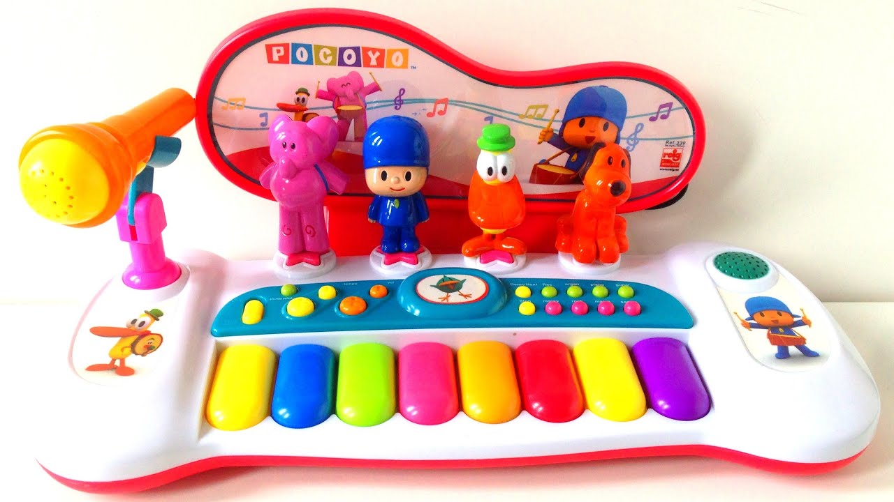 Pocoyo Keyboard Piano with Microphone Baby toy