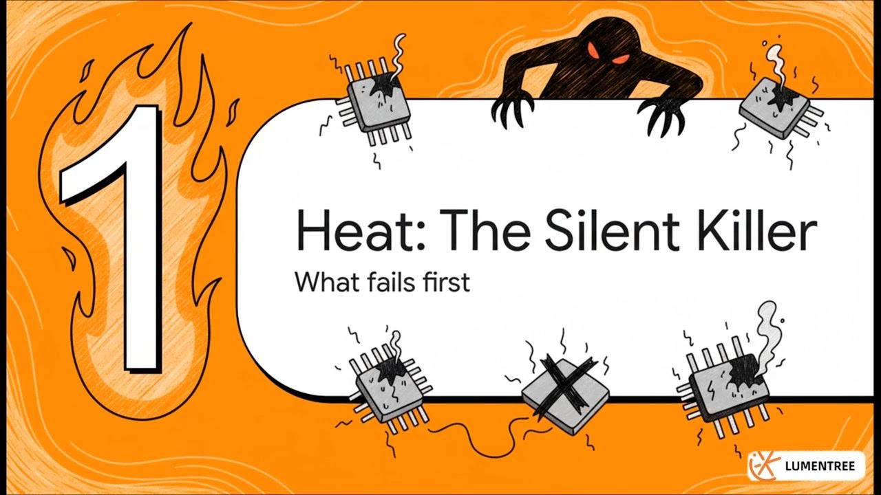 Solar Inverter Overheating: How High Temperature Destroys Lifetime and Profit