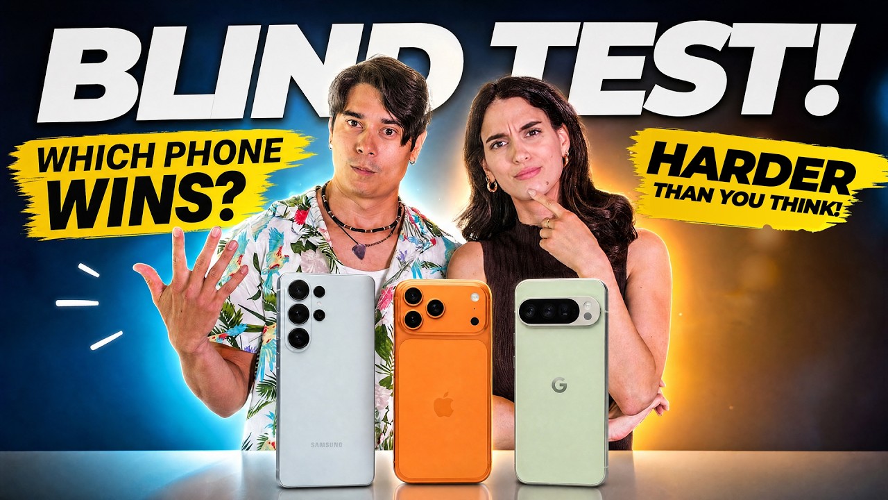 iPhone vs Galaxy vs Pixel: Blind Video Test!