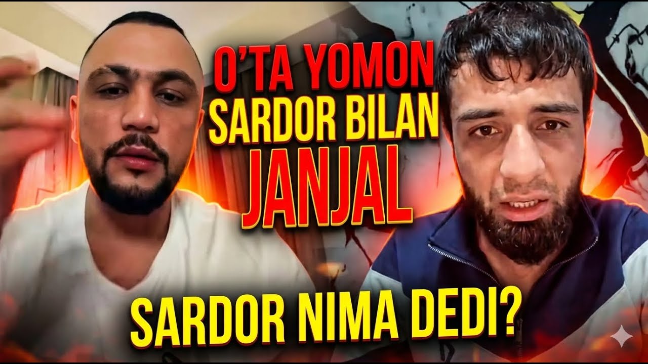 Sardor gangster o'ta yomon bilan janjal #tiktok #komediya #chingiz #nigina