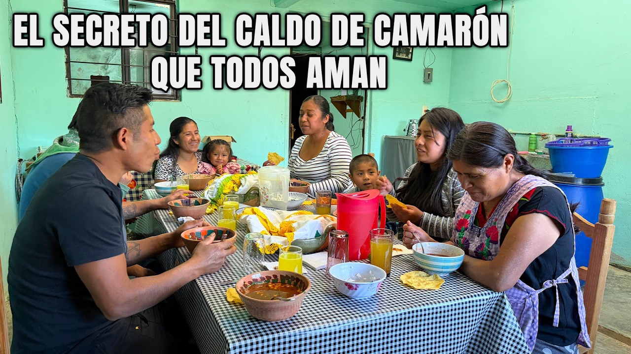 Preparo el caldo de camarón que le encanta a la familia, que hará que pidan más