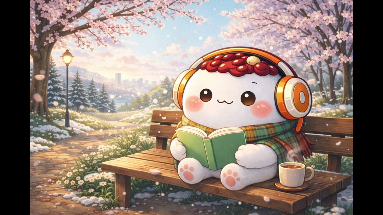 Early Spring Window 🌿 A Calm Lofi Journey | Chaltteok Sounds