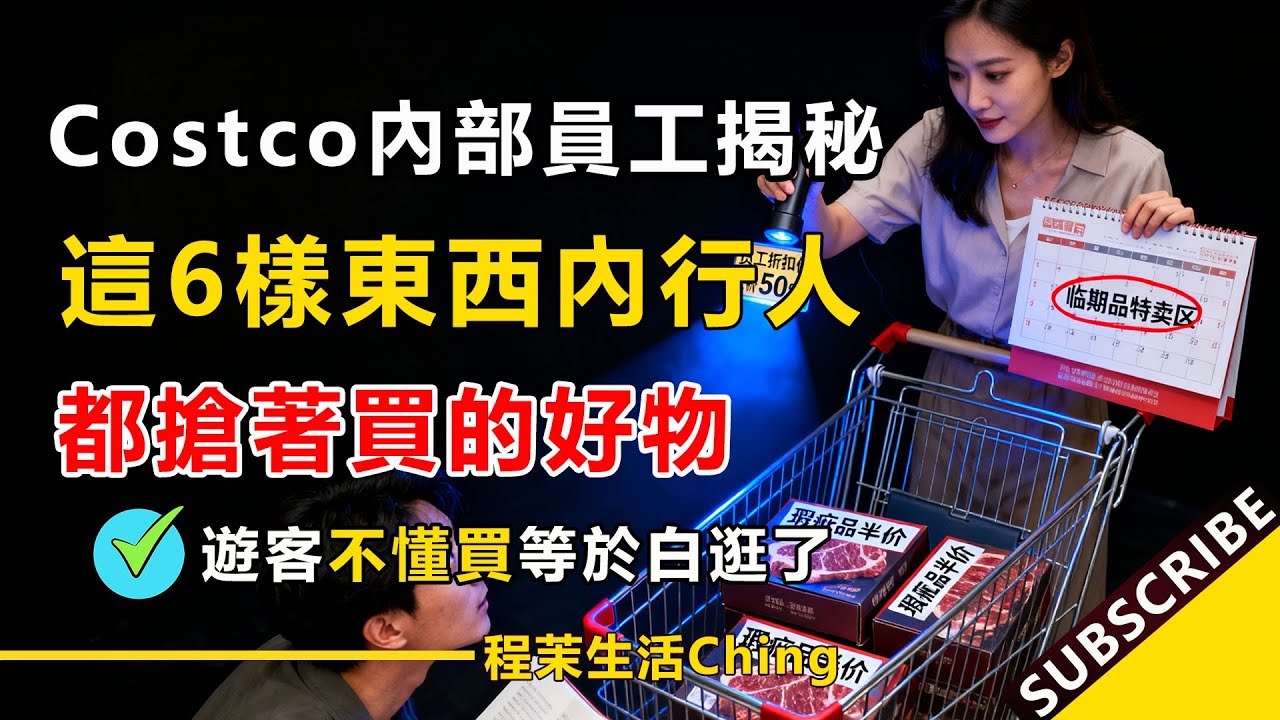 Costco內部員工揭秘！這6樣東西內行人都搶著買！遊客卻從不拿，不懂買等於白逛了，都是高CP值好物！ #Costco #好市多 #省錢 #購物 #大賣場 #購物清單 #生活經驗 #百科 #百科密碼