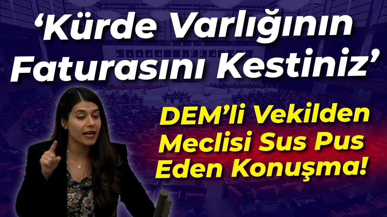 DEM'li vekilden meclisi sus pus eden konuşma: Kürde Varlığının Faturasını Kestiniz!