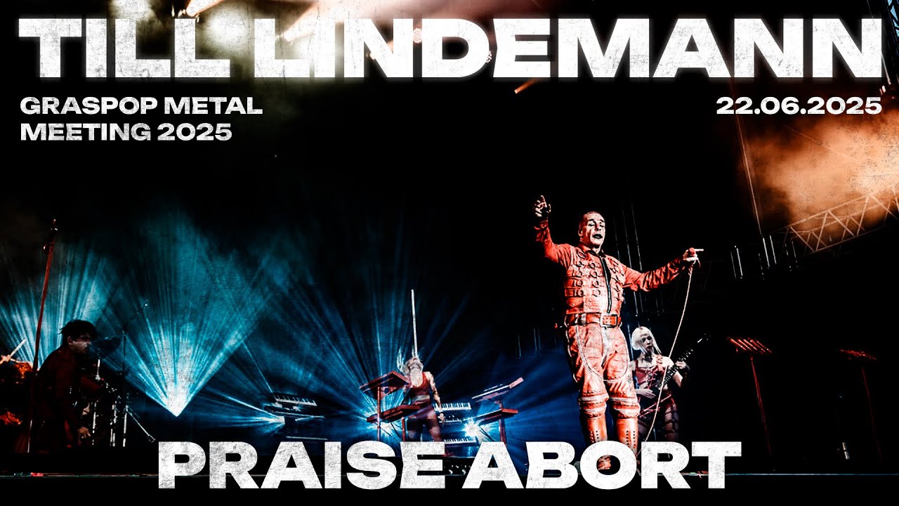 Till Lindemann - Praise Abort PROSHOT LIVE 22.06.2025 Graspop Metal Meeting exclusive new