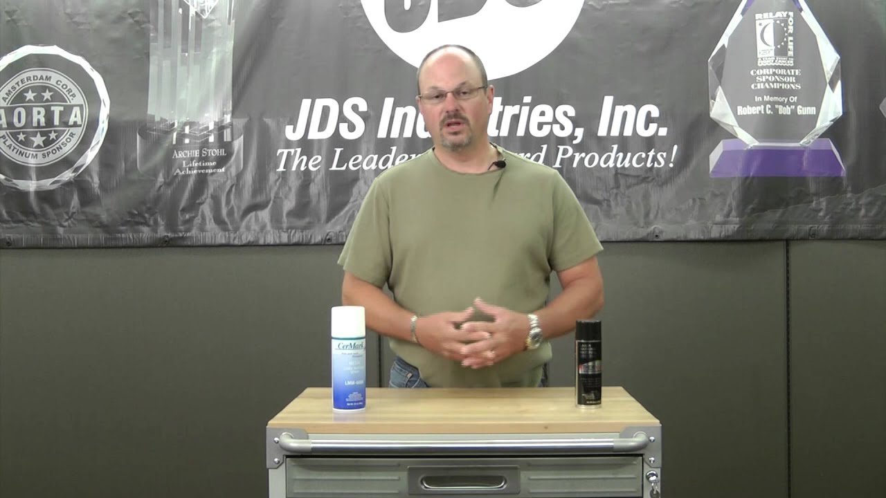 CerMark and TherMark Laser Spray for Metal