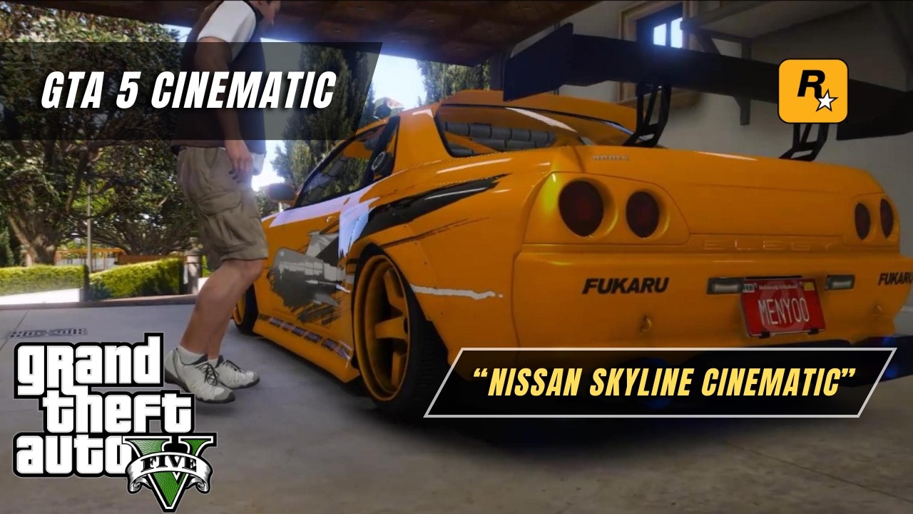Nissan Skyline Cinematic | GTA 5🔥