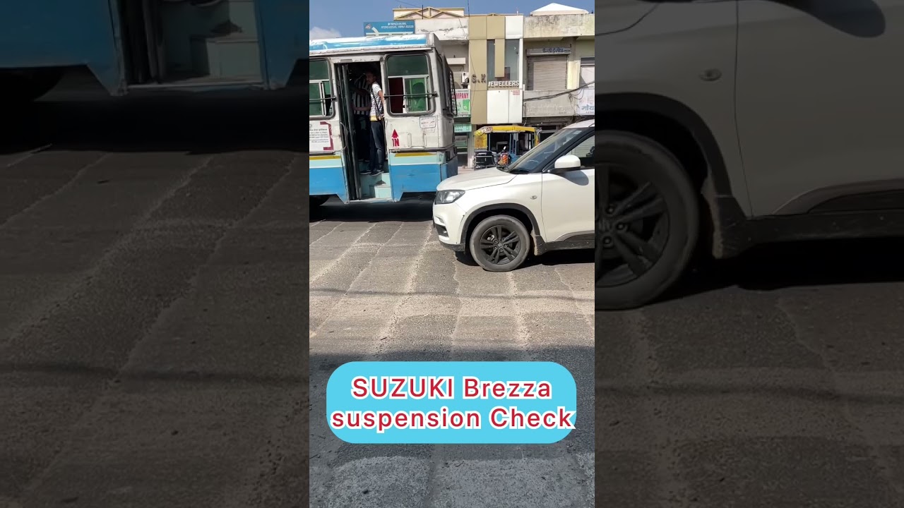 New brezza vs old brezza suspension#2022model #carlovers #shorts #suspension #brezza #suzuki#viral