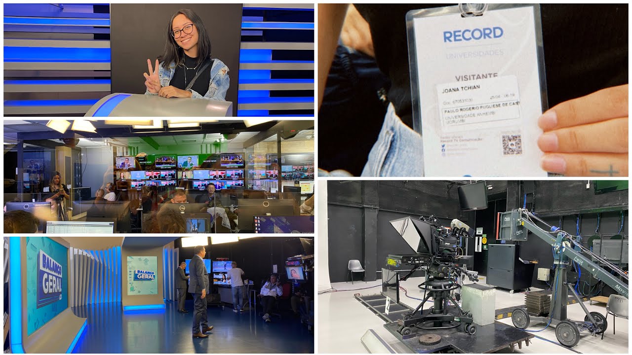 Mini tour pela TV Record 🎥 #recordtv #jornalismo #saopaulo #emissora