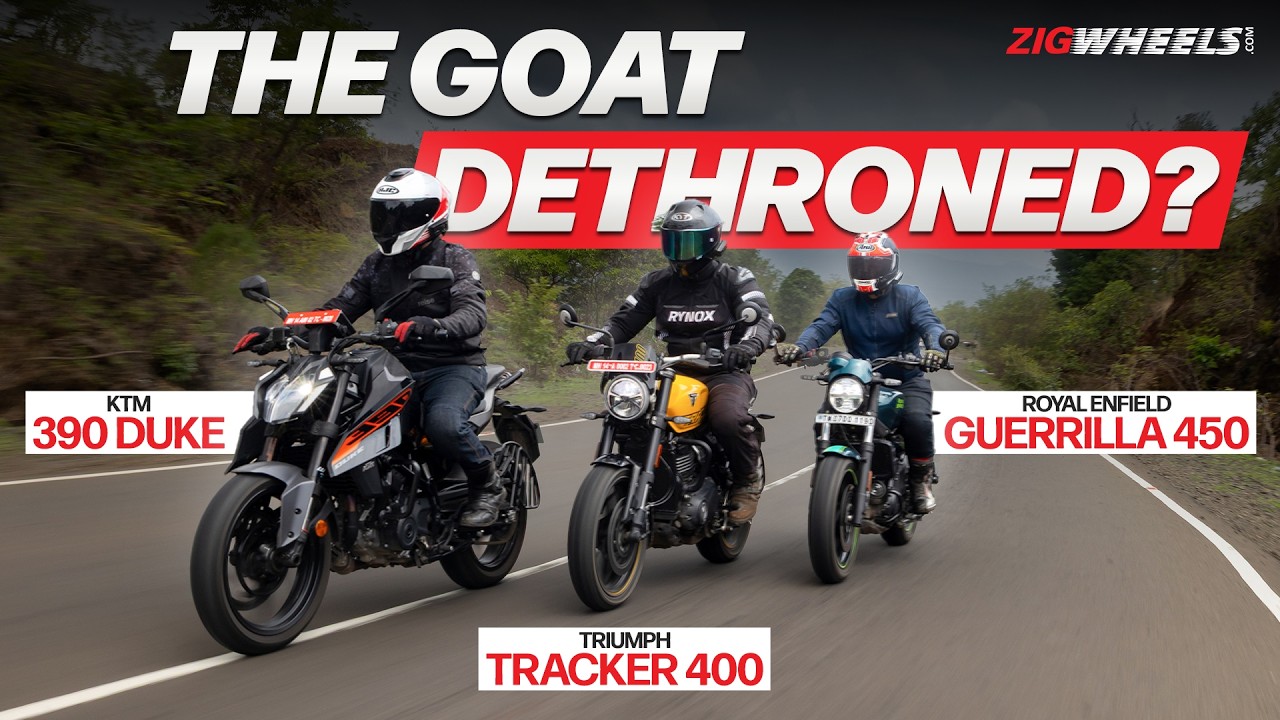 390 Duke теряет корону? Guerrilla 450 Apex против Tracker 400 и Duke 350
