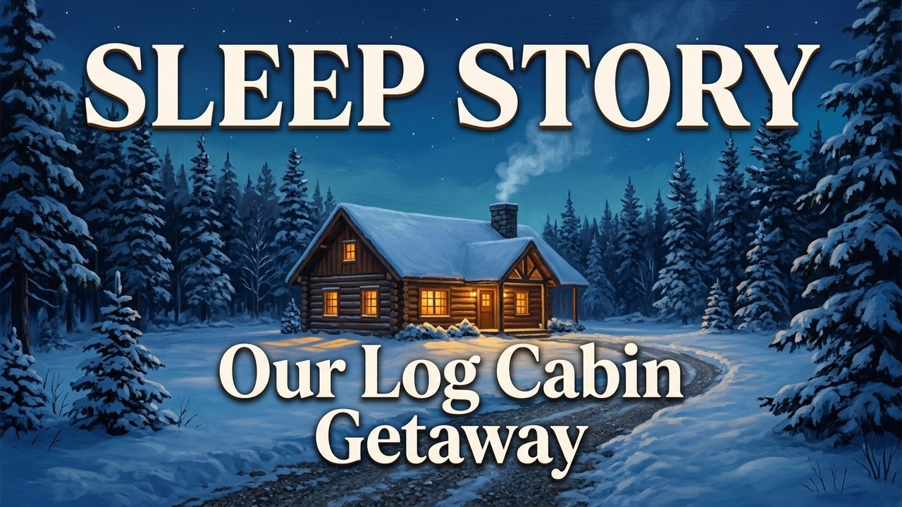 3 Hour Sleep Story: Our Log Cabin Getaway | Cozy Bedtime Story for Grown Ups