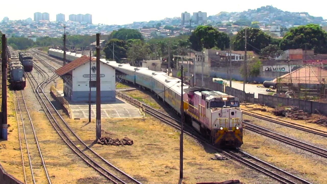 (Exclusivo) Novo Trem de Passageiros da Vale Manobrando no Horto Florestal em Belo Horizonte/MG