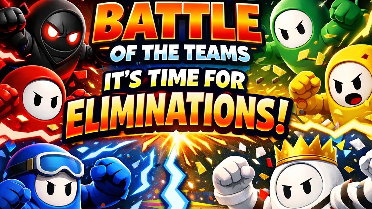 ELIMINATIONS   - BATTLE OF THE TEAMS  -  Season 5  -   Fall Guys