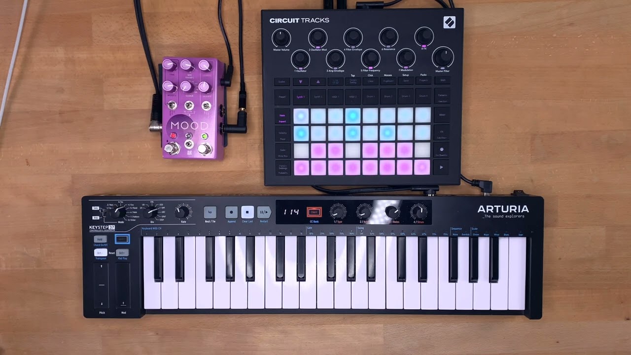 Chase Bliss Mood MKII Sound Demo (no talking) with Novation Circuit Tracks