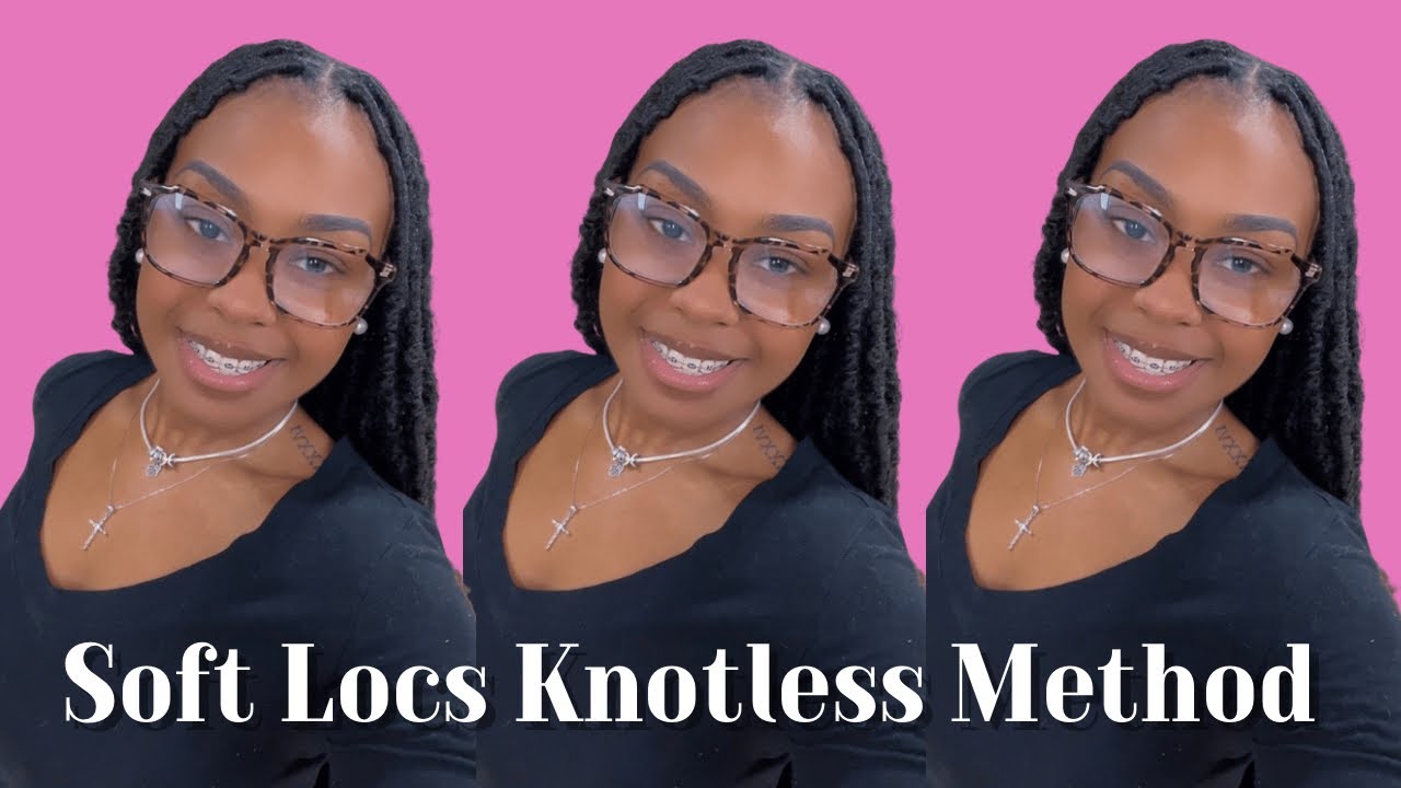 How To Do Soft Locs On Short Natural Hair (Knotless Method) Very Detailed, Step by Step