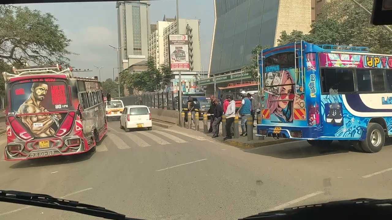Nairobi CBD up to Capital Centre, Mombasa Road #NairobiCity #Kenya #Traffic #Explore
