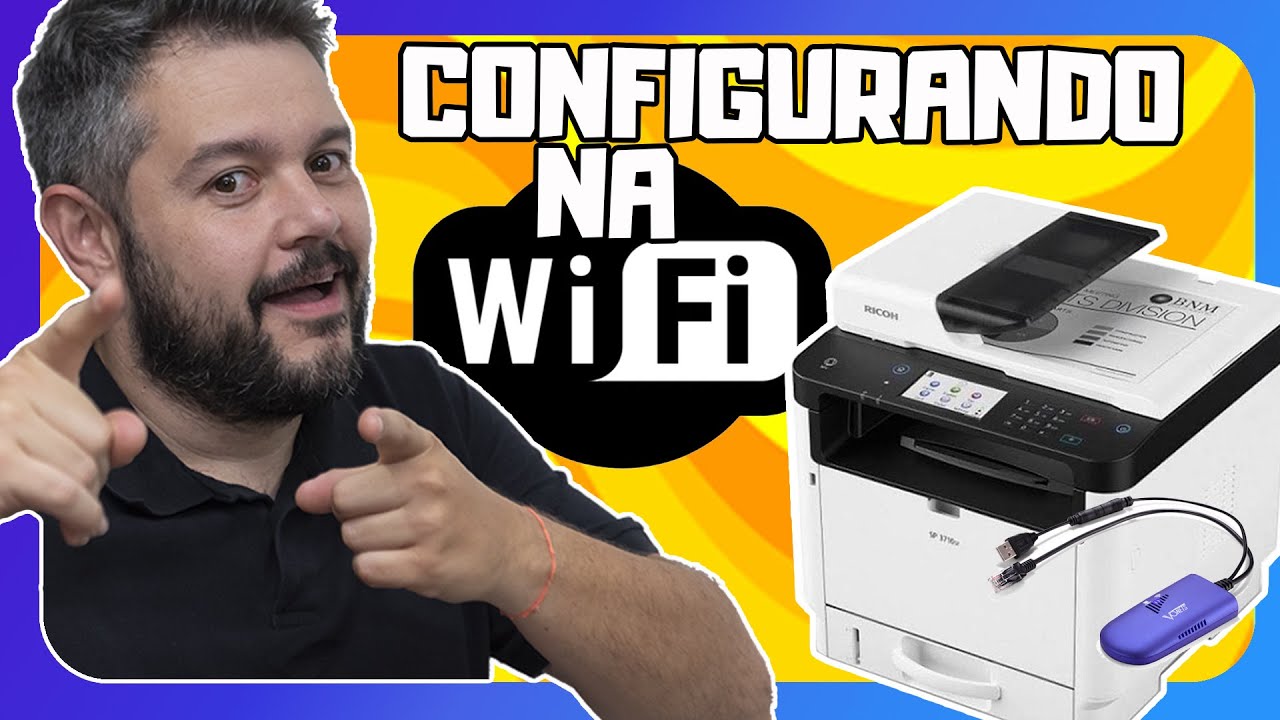 Configurando Ricoh SP 3710 na rede Wi-Fi - Vonets