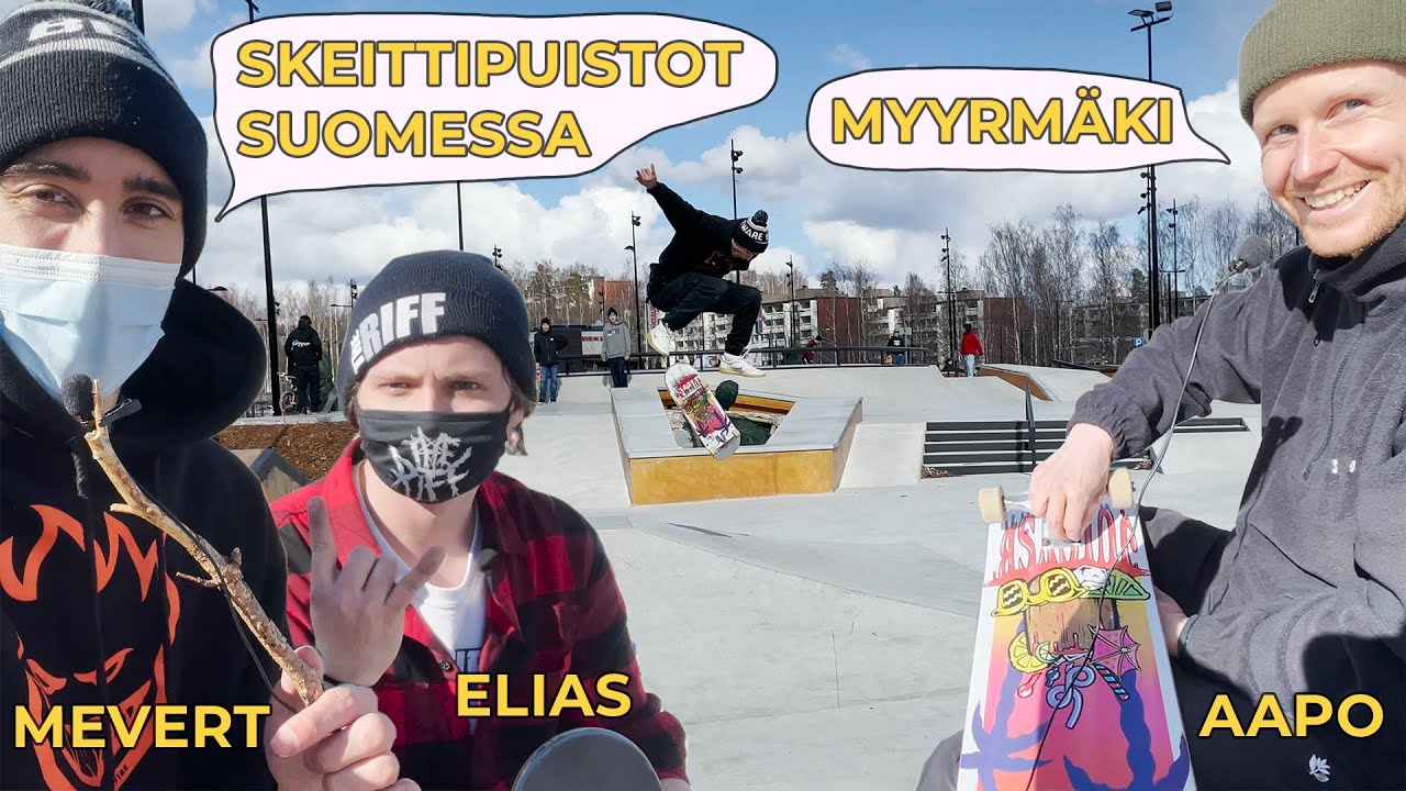 MYYRMÄEN UUSI SKEITTIPUISTO | Skeittipuistot Suomessa