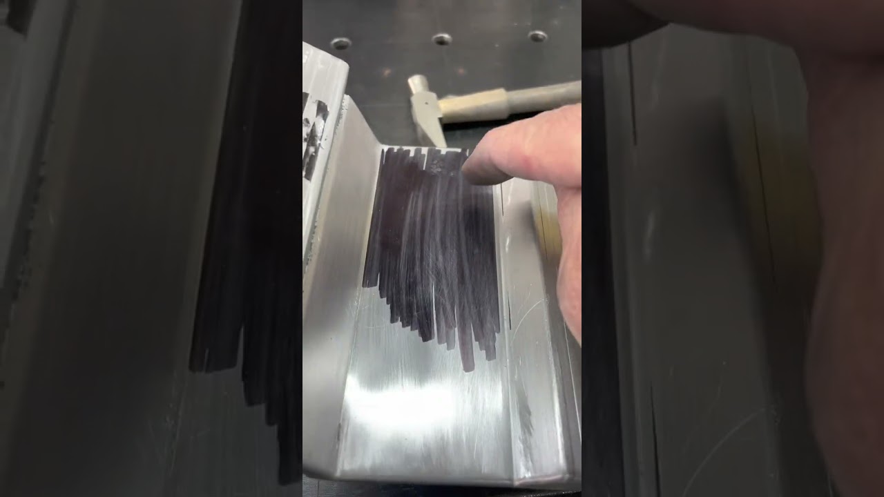 Simple aluminum trim restoration, 64 Fairlane.