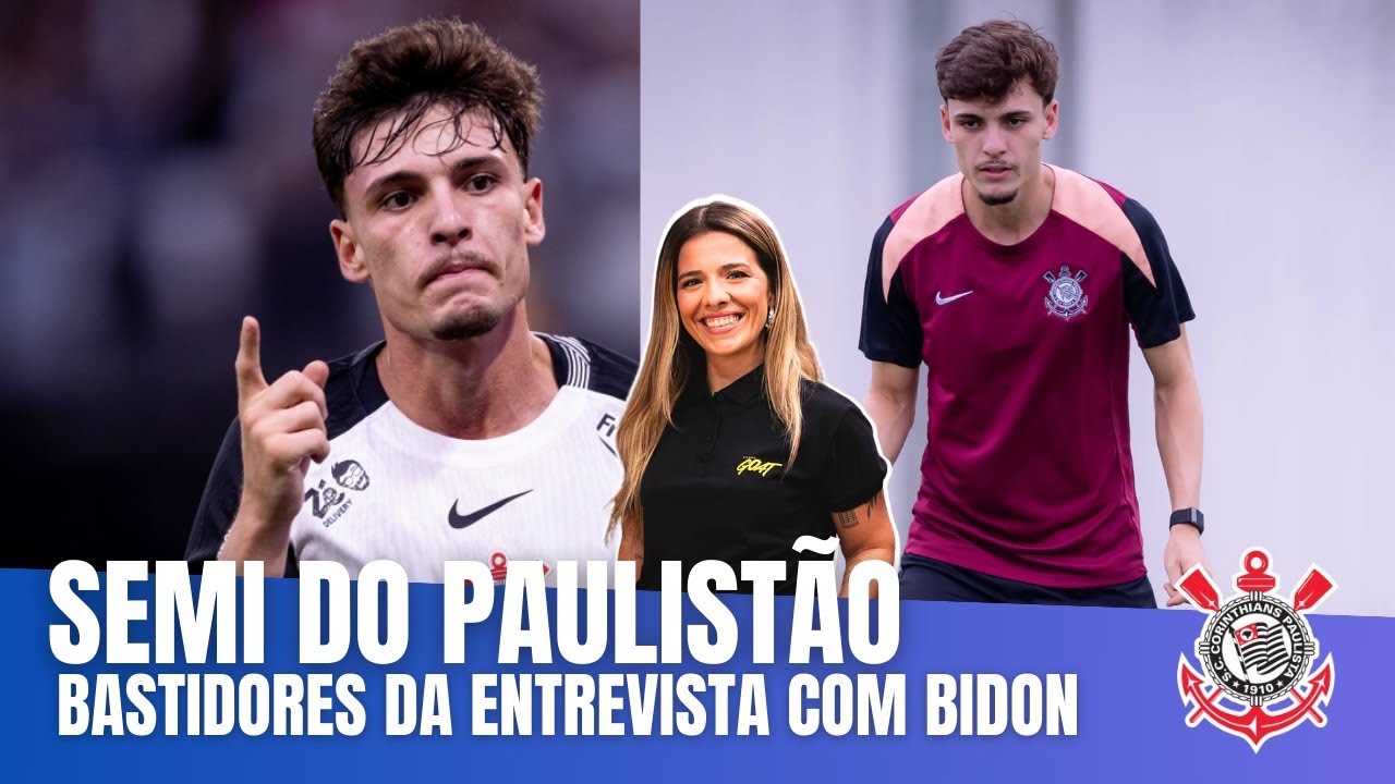 DIA DE SEMIFINAL DO PAULISTÃO | Bastidores da entrevista com Bidon para a TNT Sports 