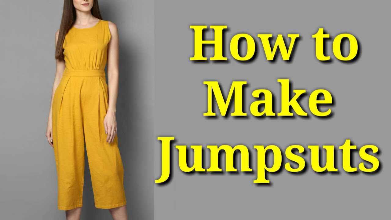 Jumpsuit cutting & stitching in hindi | How to make Jumpsuit, Jumpsuit बनाने का सरल तरीका सीखें |