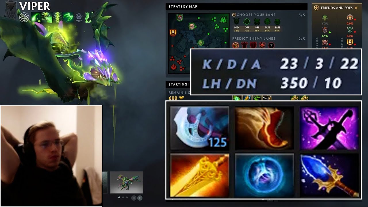 Topson New Meta Viper item build in action
